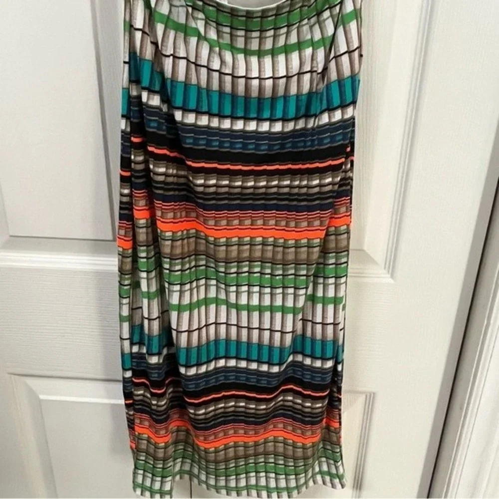 THE SANG MultiColor Brallete Style Tube Top With Pull String Front Bodycon Dress - Picture 10 of 12